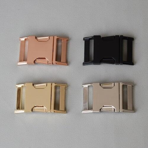 50 Pcs/Lot customized release buckle for 30mm garment bag accessories webbing DIY pet collar Metal parts accessories
