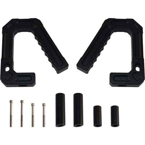 Aluminum Car Front Grab Handles Grip Bar for 07-18 Jeep JK Wrangler Sport Sahara Rubicon 2/4 Door Pair