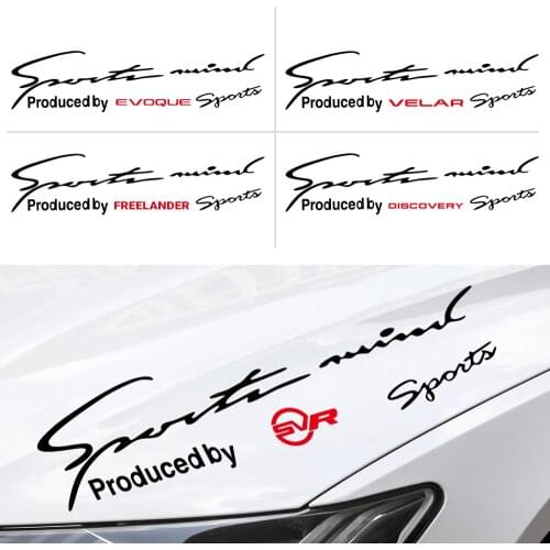 Car Vinyl Reflective Sport Racing Light Eyebrows Sticker for Land Rover Sport Rnage Rover 2 3 4 Freelander 1 Defender svr