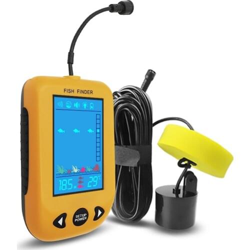 Russia Warehouse Erchang XF02C Fish Finder Sonar For Fishing 100M Portable Echo Sounder Fishing Finder Lake Sea Fishing