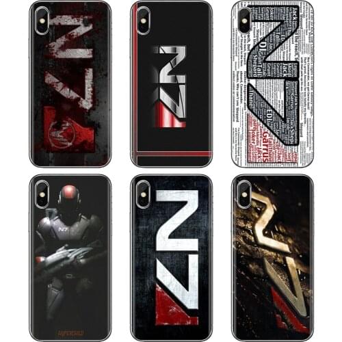 Mass Effect N7 Armour Logo Print Silicone Skin Case For BQ Aquaris C U2 U V X2 X Lite Pro Plus M E4.5 X5 E5 4G 2017 S 5059 6040L