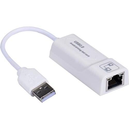 Gigabit Ethernet RJ45 External Network Card LAN Adapter USB 2.0 10/100/1000Mbps