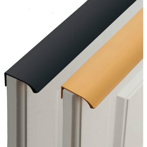 JD Simple European Kitchen Buckle Hand Cabinet Drawer Handle Wardrobe Door Handle Modern Furniture Hardware