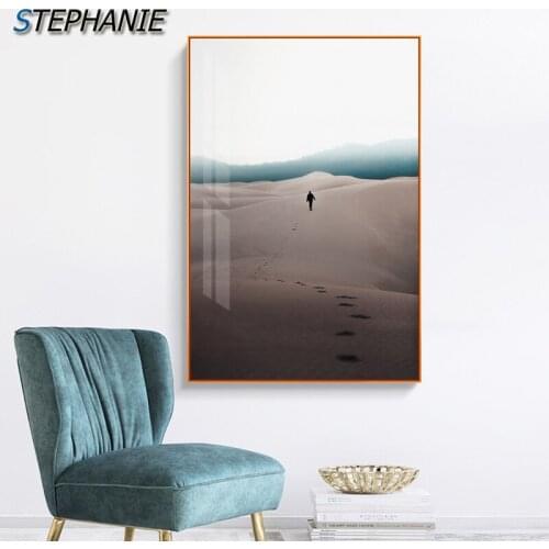 Modern Landscape Canvas Painting Nordic Travel Journey Poster and Print for Living Room Popular Instagram Style Wall Art Picture