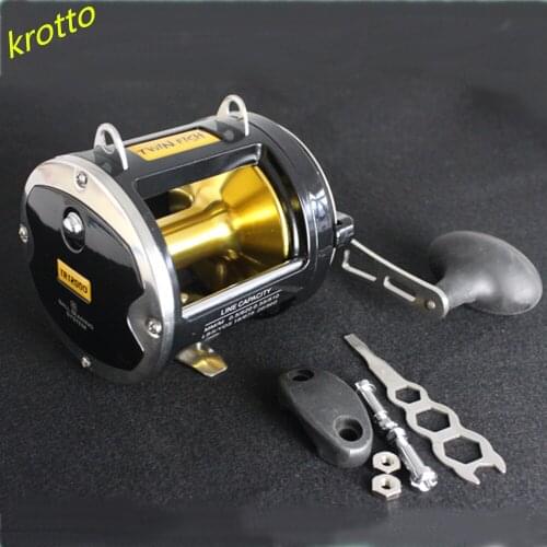 3.4:1 12000 Right Hand 8 Bearings Saltwater Fishing Reels Deep Sea Trolling Drum Fishing Reel Max Drag 25kg