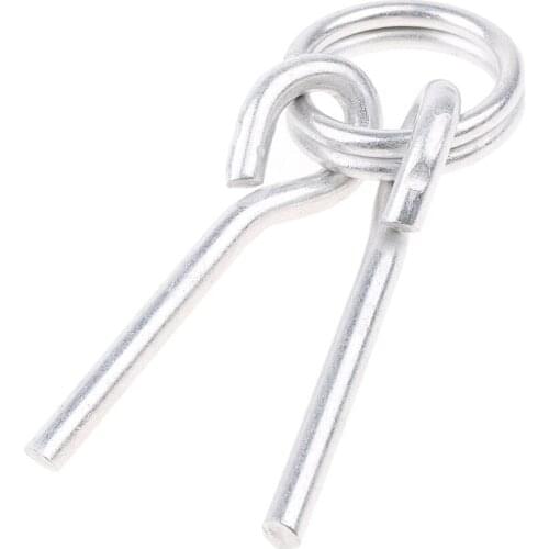 Premium Awning Tent Pole Rings With 2 Pins For Outdoor Camping Hiking Travel Tents Accessories