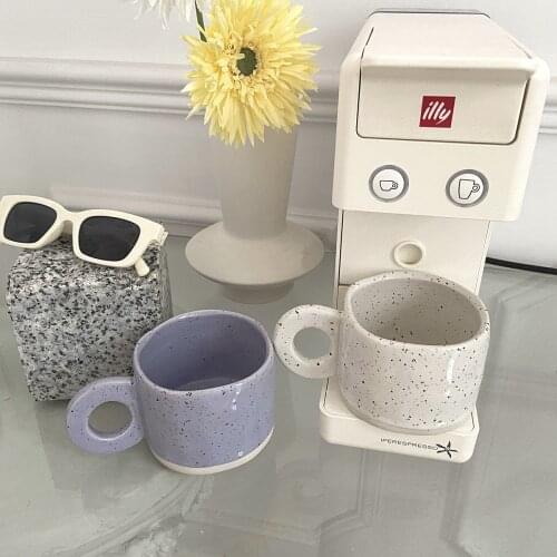 Korean Cute Mug Creative Retro Coffee Cup Cup Breakfast Cup Good-looking Water Cup Ceramic Cup Simple