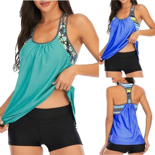 Summer Bikini Push-Up Swimsuit Patchwork Bikini Set Padded Swimwear Tankini Brazilian Women Beachwear Bathing Suit купальник