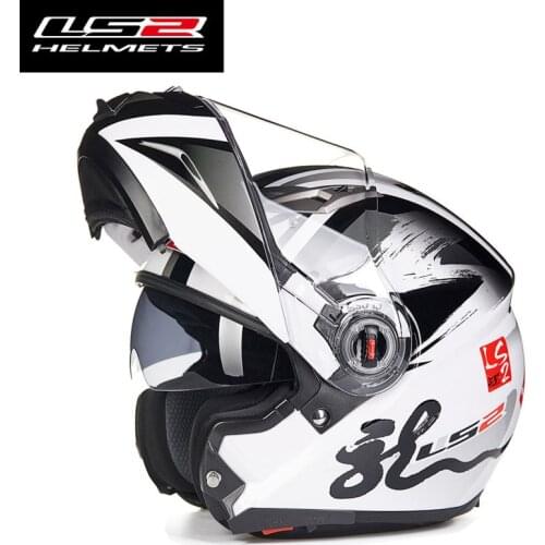 LS2 FF370 Flip Up Motorcycle Helmet handfree Bluetooth Headset Modular kask With Woman Racing capacete ls2 intercom moto ECE