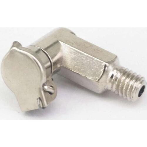 M10x1mm Metric Male Thread Elbow Nickel Plated Zinc Alloy Oil Cup Oil Port Cap Oiler Flip Cap Cover For Bottom Brackets