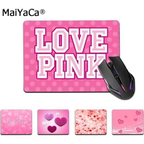 MaiYaCa Top Quality love pink Gamer Speed Mice Retail Small Rubber Mousepad Top Selling Wholesale Gaming Pad mouse