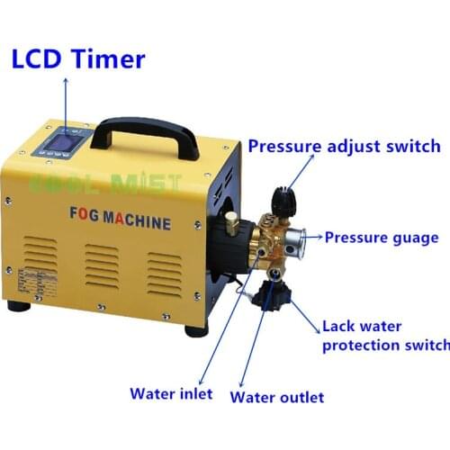 2L/3L/4L/Min Fog Machine, High Pressure Outdoor Fogging System, Mist System, Fine Fog Cooling System, Greenhouse Humidifier M071