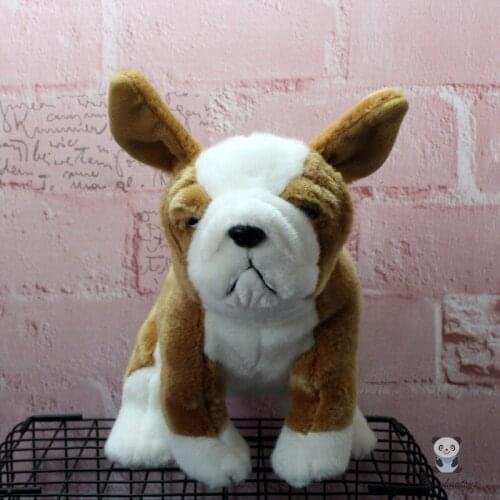 Cute Bulldog doll plush toy children birthday gifts real life stuffed dogs dolls toys present high quality