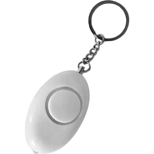 Mini Egg Shape Women Personal Safety Alarm Keyring Anti-Attack Security Protection Emergency Alarm Children School Alert Door