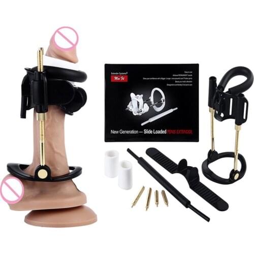 Male Penis Enlargement Stretcher Extender Enhancement Penis Straightening Traction Training Extension Device Kit For Men Sex Toy