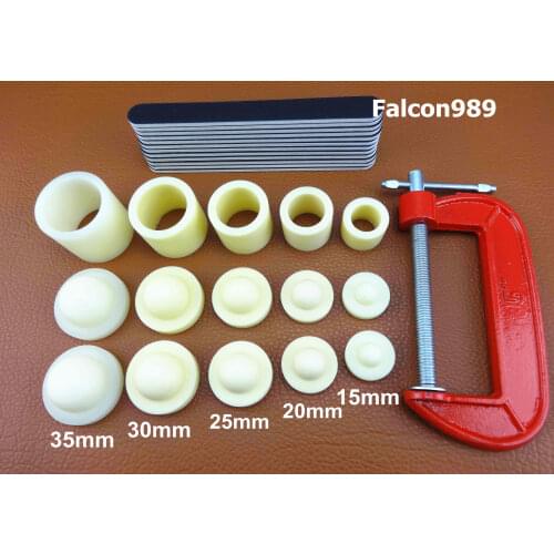 Leather Craft Bell Shape Bell Authoring Mold Tool Kit Set Leather Bell Making Mold G clamp Tool Set Edger Creaser Groover Skiver