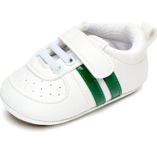 Fashion Toddler Baby 0-18M Soft Sole Hook Loop Prewalker Baby Boy Girl Crib Shoes Leather Sports Non-slip Walker shoes SH20006