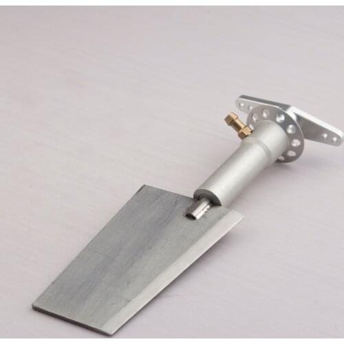 RC Boat FSR-V15 Stainless Steel Rudder + Aluminum Alloy Seat Full Immersion Steering-wheel for Brushless Electric