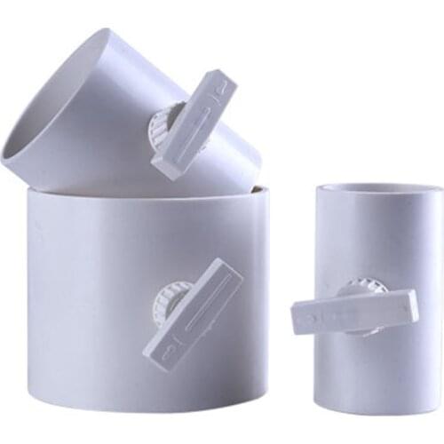 ABS air valve regulating valve check valve PVC pipe air volume regulating valve air pipe valve manual round switch valve