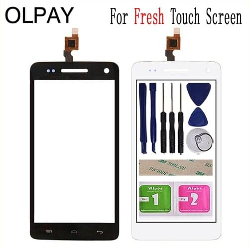 5.0 inch For Explay Fresh Touch Screen Digitizer Panel Front Outer Front Glass Lens Sensor Free Adhesive+Wipes
