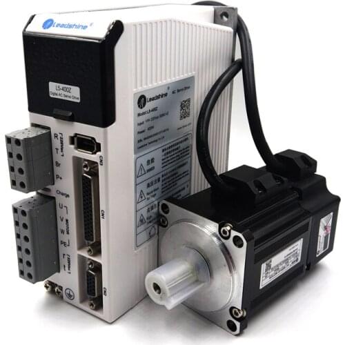 Leadshine 400W AC servo motor L5-400Z+ ACM6004L2H-B0-D-SS with 17 bit absolutely encoder cable