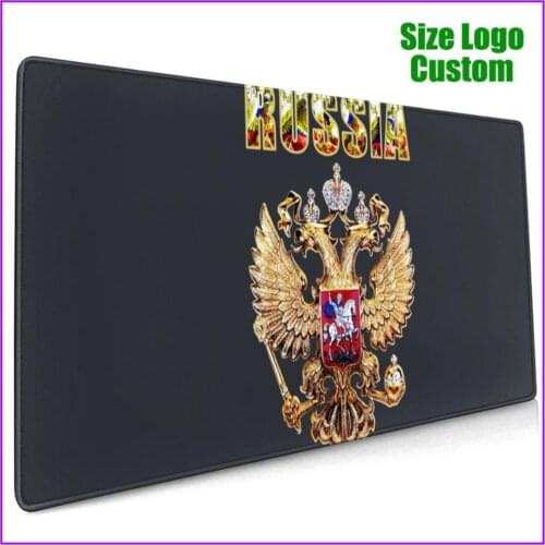 Russian Double Headed Eagle Gold Limited Edition Vintage Russia Flag Mouse Pad For Laptop Alfombrilla Escritorio Wrist Support
