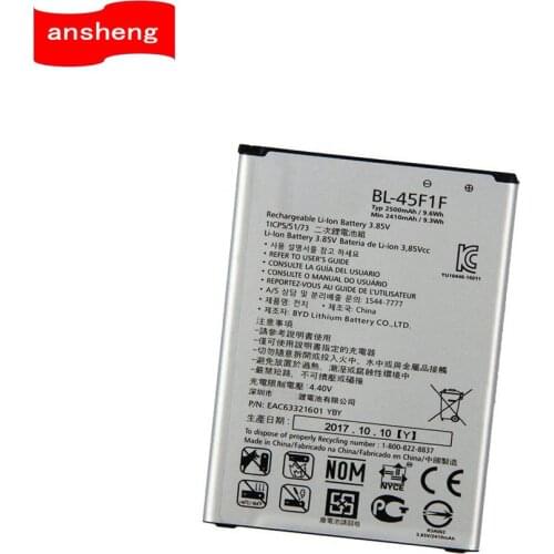 High Quality 2410mAh BL-45F1F (2017 version K8) Battery for LG k8 K4 K3 M160 for LG Aristo MS210 X230K M160 X240K LV3