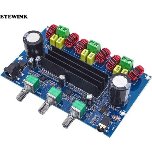 XH-A305 Bluetooth 5.0 Audio Stereo Digital Power Amplifier Board TPA3116D2 50Wx2+100W 2.1 Channel Bass Subwoofer AMP Module