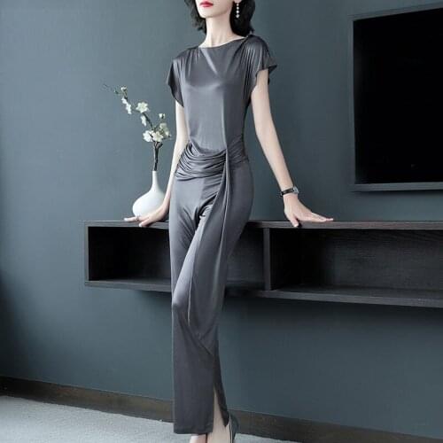 Spring Summer 2021 New Fashion Round Neck Short Sleeve Top Slim Casual Pants Two Piece Set Women Suits Mini Skirts Beach Outfits