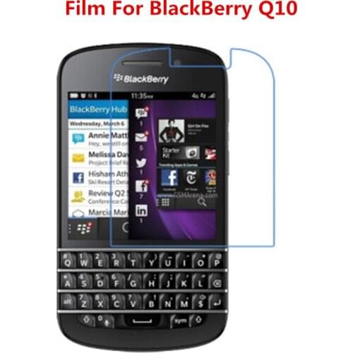 1/2/5/10 Pcs Ultra Thin Clear HD LCD Screen Protector Film With Cleaning Cloth Film For BlackBerry Q10