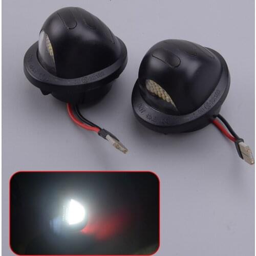 1 Pair Car LED License Plate Tag Light Lamp 3W 12V Fit for Ford F150 F250 F350 F450 F550 Super Duty Expedition Lincoln Mark LT