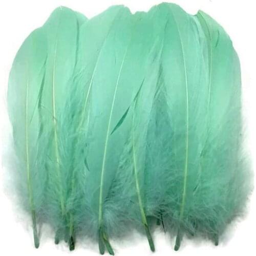 100pcs goose big feathers for crafts diy dream catcher feathers for jewelry making pluma wedding decoration accessories 15-20cm
