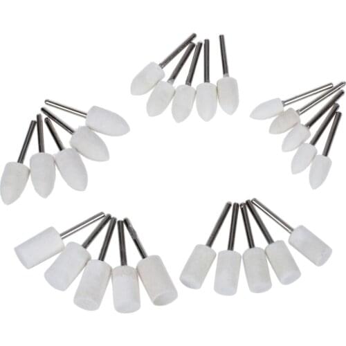 Wholesales item 25pcs Felt Polishing Buffing Pad Head Set Rotary Tools for Dremel Accessories
