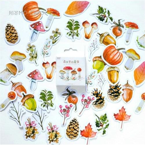 1pcs Kawaii in the Forest Scrapbooking Stamping Sticker Photo Album Scrapbook Paper Decoration Sticker Diy Handmade Gift