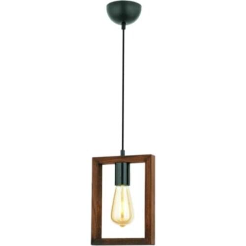 AUTHENTIC RUSTİK DESIGN SINGLE RECTANGLE SARKIT AVİZE