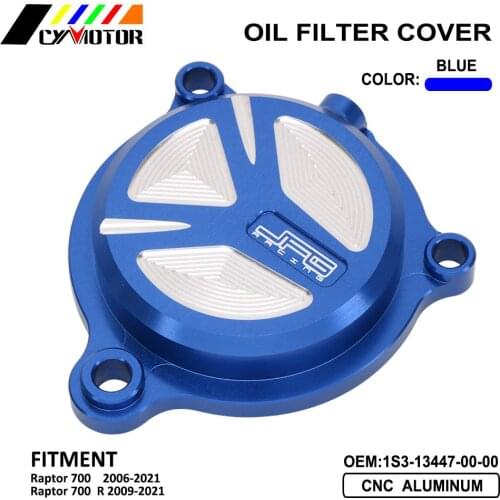 CNC For Yamaha Raptor 700R YFM700R 2006-2021 Raptor 700 YFM700 2009-2021 YFM 700R 700 2021 Motorcycle Oil Filter Cover Guard Cap