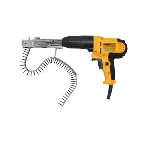 Woodworking decorative drill electric chain gun automatic send nail gun tool, for plaster workpiece ceiling wooden box binding