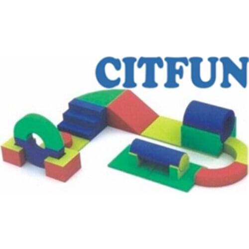 Kids indoor playground gym soft play, Eco-friendly toddler foam climbing equipment CIT-RT012F