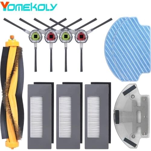 For Ecovacs Deebot DG710 DG716 DE35 DE33 Robot Vacuum Cleaner Main Brush Side Brush Mop Cloth HEPA Filter Water Tank Parts