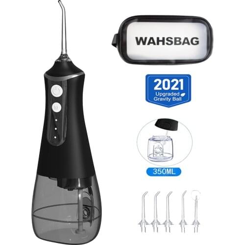 350ML Oral Irrigator Dental Waterproof Teeth Cleaner USB Rechargeable Water Flosser Portable Waterpulse Electric Dental Wash Bag