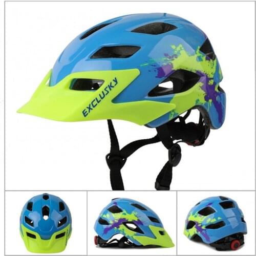 70% Hot Sale EXCLUSKY Children Cycling Helmet Child Skating Riding Safety Helmet Kids Balance Bike Bicycle Protective Helmet