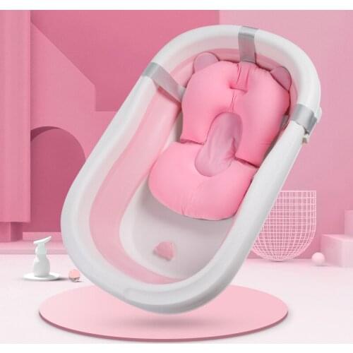 Multifunctional Baby Folding Tub Baby Bath Tub Household Newborn Thickened Children Bath Tub Bath Tub Baby Products