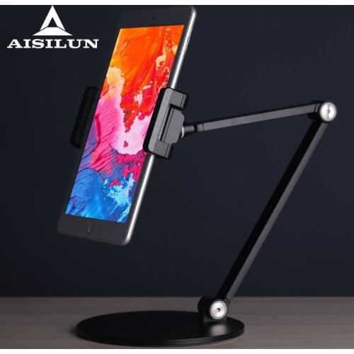 Tablet Stands For Ipad Pro 12.9 Inch Apple Air 10.9 Bracket 7-13'' Tablet Holder Desk Accessories Folding Metal Long Arm Support