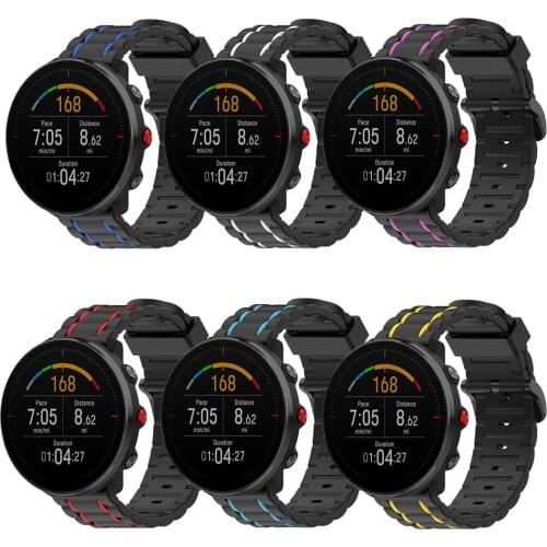 22MM Wrist Band For POLAR Vantage M Smart Watch Bracelet Replaceable Accessories Silicone Straps For POLAR Grit X/IGNITE Correa