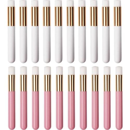 50PCS Eyelash Cleaning Brush Lash Shampoo Brush Nose Facial Washing Tool Lash Applicator Makeup Tools Cleanser Eyelash Foam