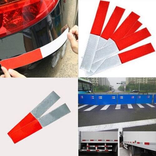 10PCS Car Truck Reflective Safety Tape Warning Night Light Reflector Sticker