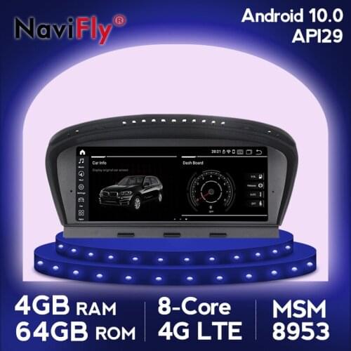 Top! 4GB Android 10.0 IPS screen Car multimedia player for BMW 5 Series E60 E61 E63 E64 E90 E91 CCC CIC system gps navigation