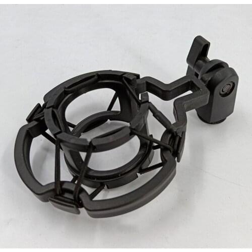 Universal Bearable Load Mic Microphone Shock Mount Clip Holder Stand Radio Studio Sound Recording Bracket Black Professional