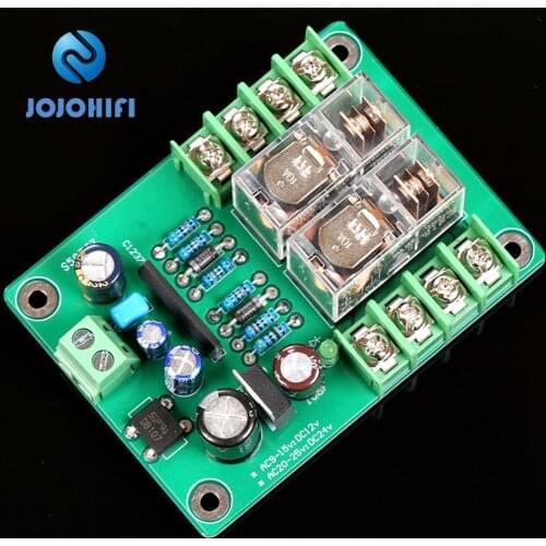 UPC1237 16A*2 12V Relay/24V Relay Dual Channel High Current Speaker Protection Finished Board