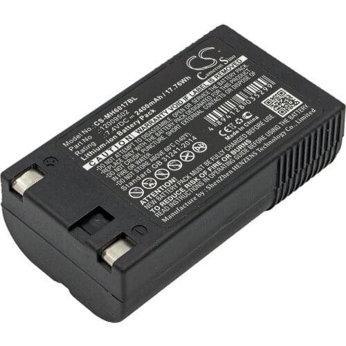 Cameron Sino Barcode Scanner Replacement Li-ion Battery 2400mAh For 120095 Motorola 6017 Handiprinter, 6 Free Tools